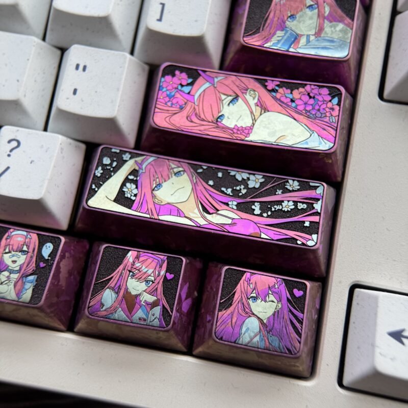 Zero two titanium keycap set - 69
