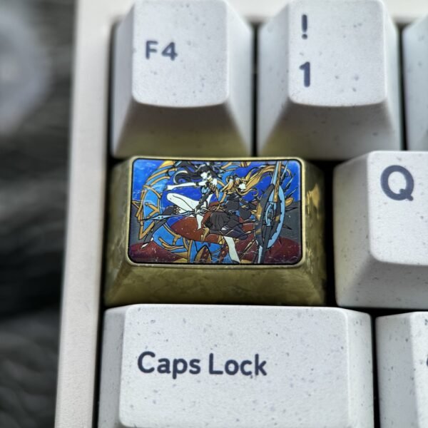 Ishtar and Ereshkigal Titanium Keycaps 1.5U Tab - 69