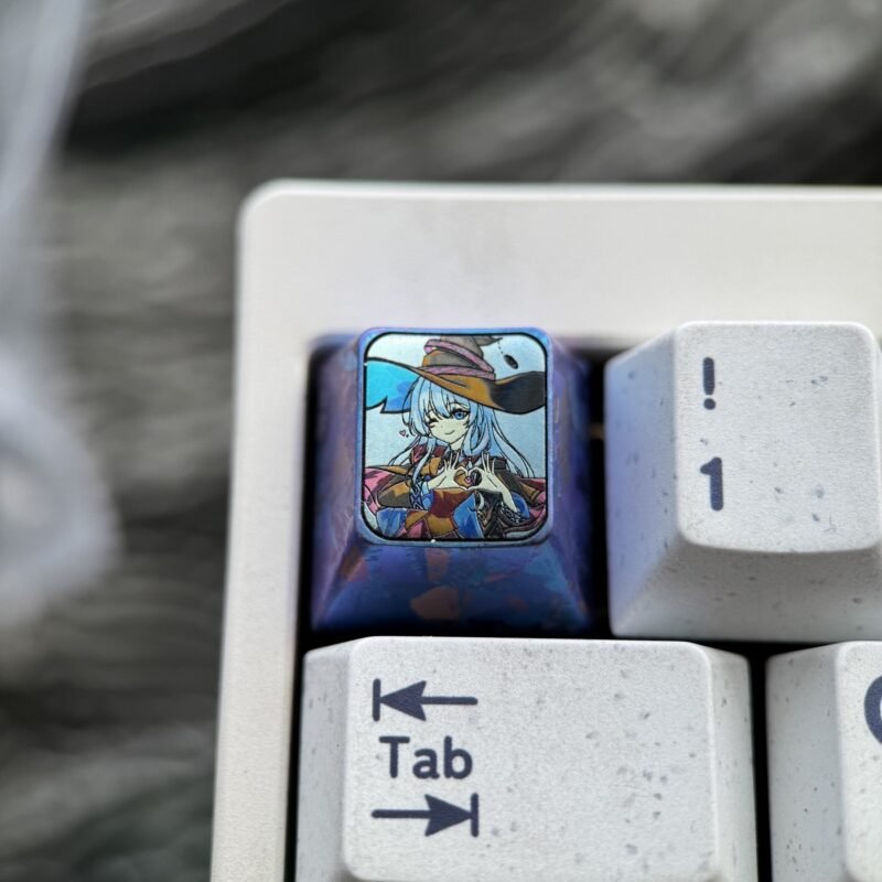 Roxy Colored Titanium Keycaps 1U - 69
