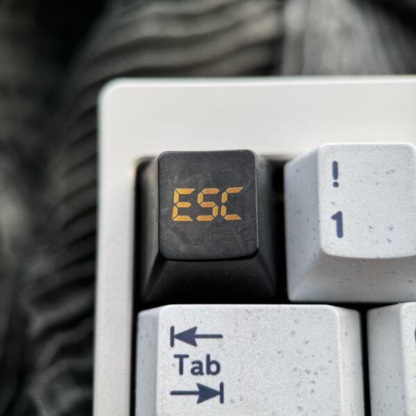 Black Ice Crystal Titanium Keycaps 1U - 69