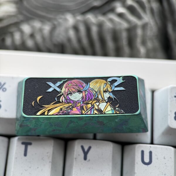 Xenoblade 2 – Pyra/Mythra Titanium Keycap 2.25U- 69