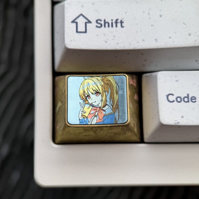 Ijichi Nijika Colored Titanium Keycaps 1.25U - 69