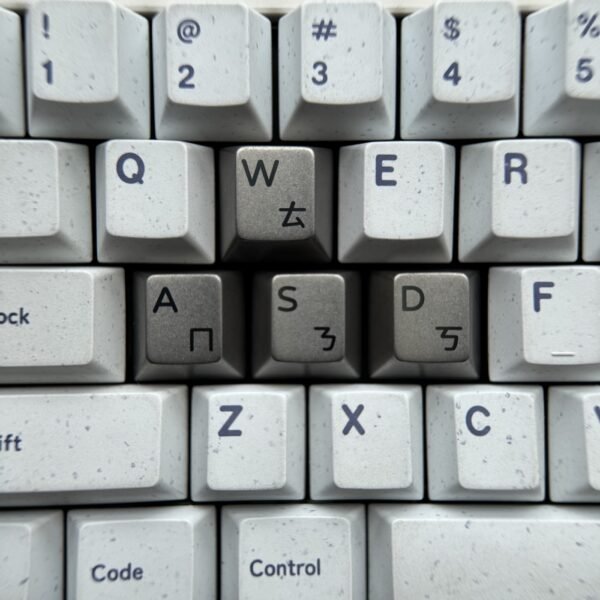 Titanium Stone Wash Craft Keycaps