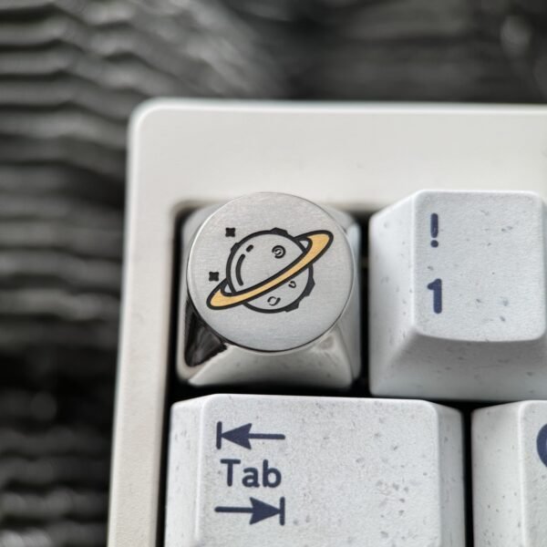 Golden Star Circle Titanium keycaps - 70