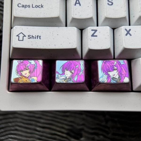 Elysia Titanium Keycaps 1.25U – 70