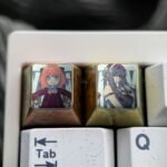 Anya Forger and Yor Forger Titanium Keycaps 1U - 70