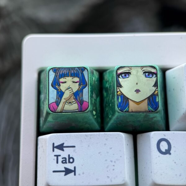 Maomao Colored Titanium Keycaps 1U - 70