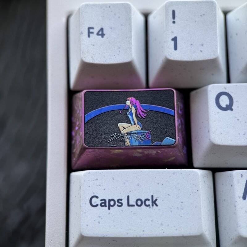 02 Colored Titanium Keycaps 1.5U Tab - 70