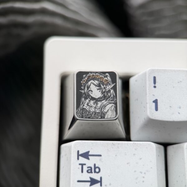 Frieren Precision-Engraved Titanium Keycap 1U - 72
