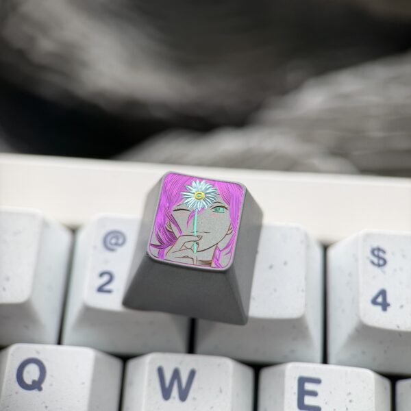 Reze Hand-Carved Colored-Line Keycap 1U - 72