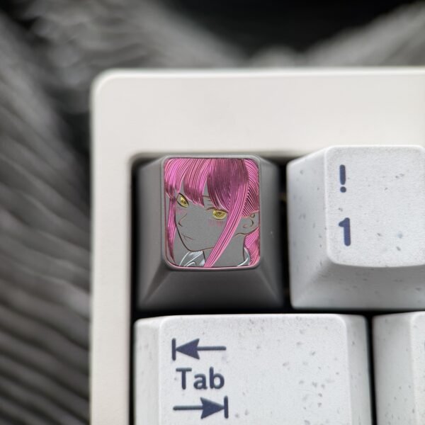 Makima Hand-Carved Colored-Line Keycap 1U - 72