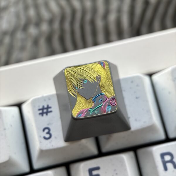 Asuka Hand-Carved Color-Line Keycap 1U - 72