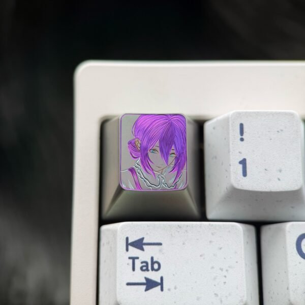 Reze Titanium Hand-Engraved Line Keycaps – 73