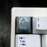 Gojo Satoru Titanium Hand-Engraved Line Keycaps – 73