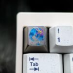 Rem Titanium Hand-Engraved Line Keycaps – 73