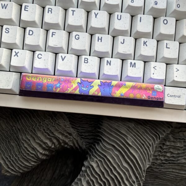 Gengar Titanium-Colored Spacebar Keycap - 73
